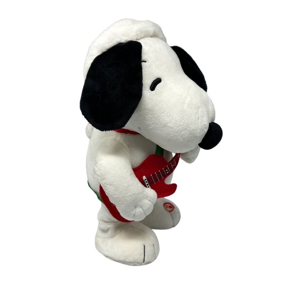 Hallmark Merry Rockin Christmas Snoopy Plush Guitar 50th Anniversary 12" READ - Picture 3 of 10